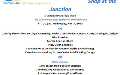 Shop at the Junction to Benefit Sheffield Place