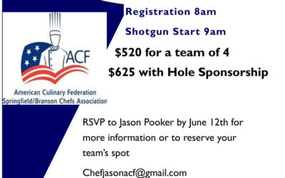 ACF Springfield/Branson Chef’s Association Annual Golf Tournament